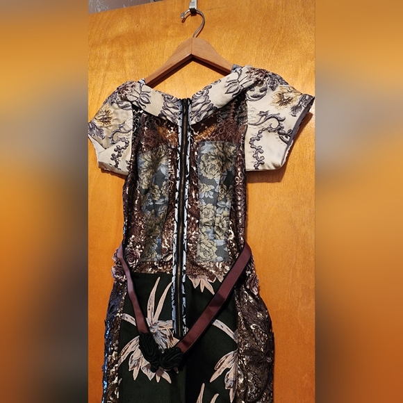 Beguile by Byron Lars Anthropologie Ornate Brocade Dress - Picture 7 of 16